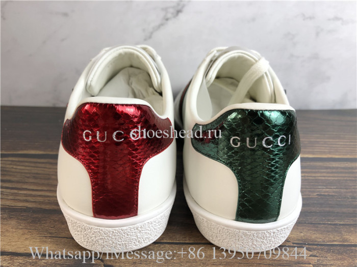 Super Quality Gucci Ace Embroidered Sneaker With Crystal Embroidered Arrow Appliqués