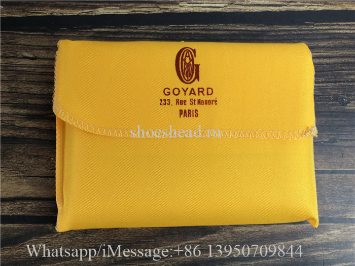 Goyard Passport CardHolder Coated Canvas Blue