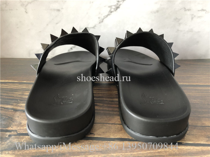Christian Louboutin Louis Studs Sandals Slide
