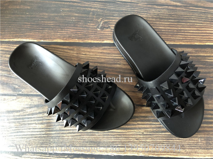 Christian Louboutin Louis Studs Sandals Slide