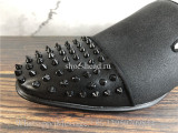 Christian Louboutin Spike Dess Shoes Loafer Black