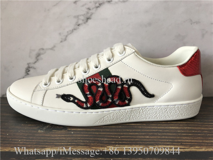 Super Quality Gucci Ace Embroidered Sneaker Snake