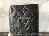 Original Louis Vuitton Black Monogram Shadow Pocket Organizer Wallet M62899