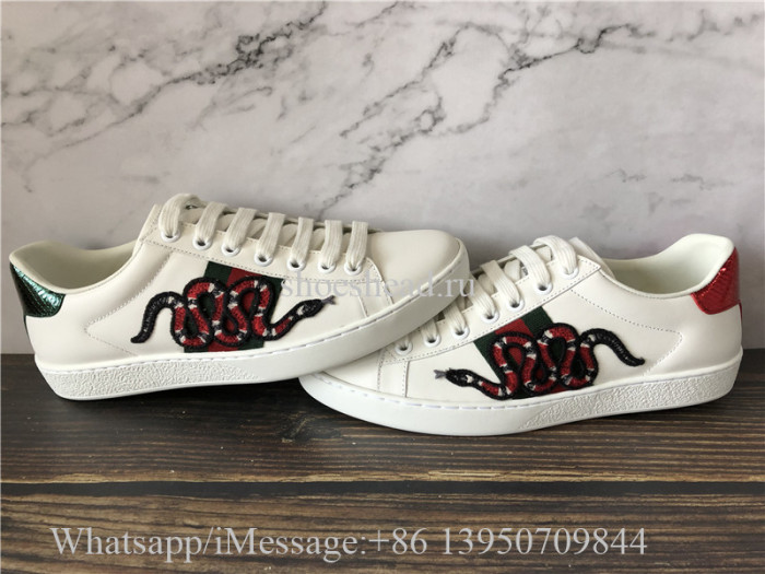 Super Quality Gucci Ace Embroidered Sneaker Snake