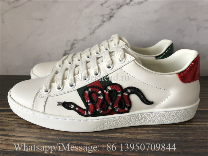 Super Quality Gucci Ace Embroidered Sneaker Snake