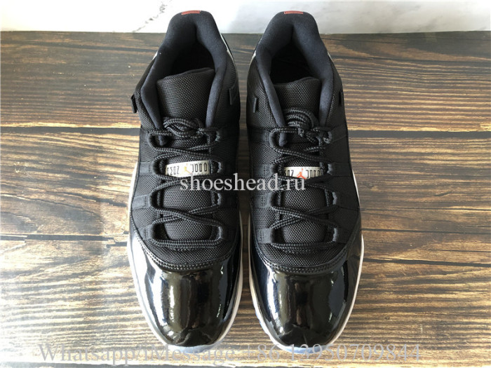 Air Jordan 11 Retro Low Black Infrared 23