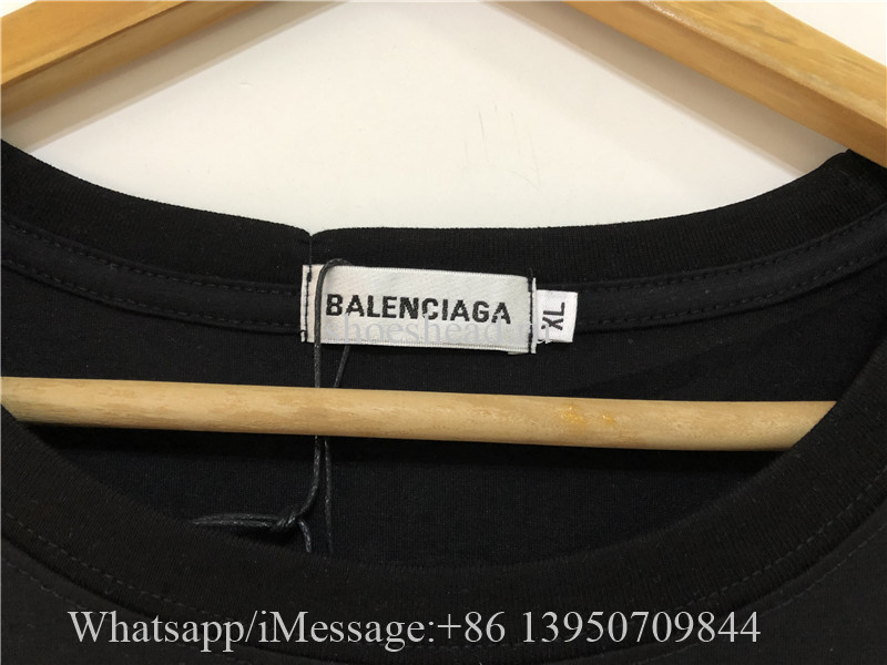 Balenciaga WFP Black T-shirt