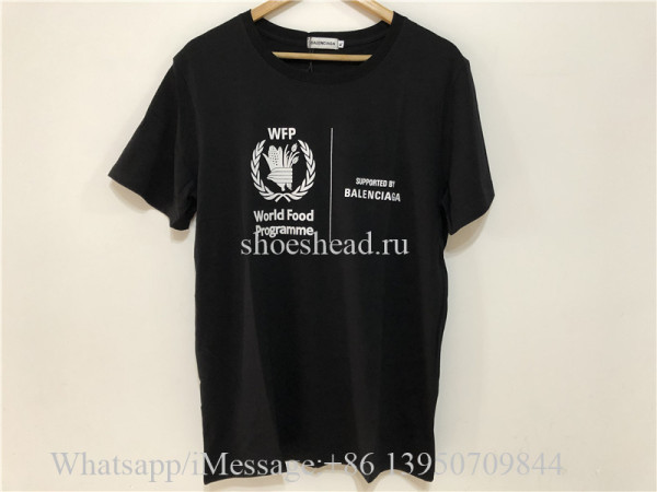 Balenciaga WFP Black T-shirt