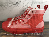 Dior B23 High-Top Sneakers Triple Red