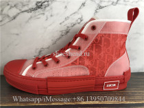 Dior B23 High-Top Sneakers Triple Red