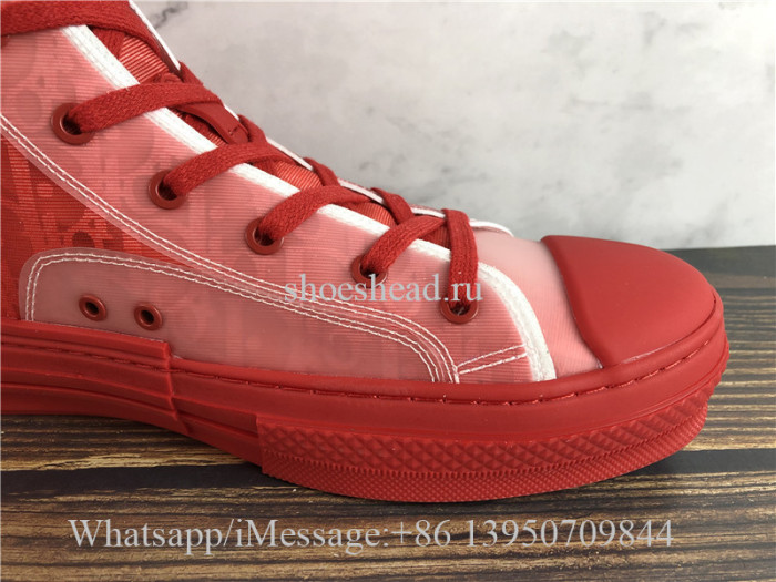 Dior B23 High-Top Sneakers Triple Red