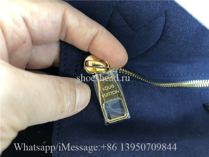 Original Louis Vuitton Neverfull MM Monogram Empreinte Leather Black Bag M45685