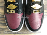 Air Jordan 1 Mid Wine Dark Beetroot Gold Pendants