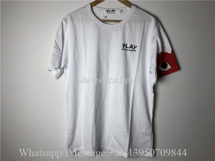 Comme Des Garcons Play Shirt White