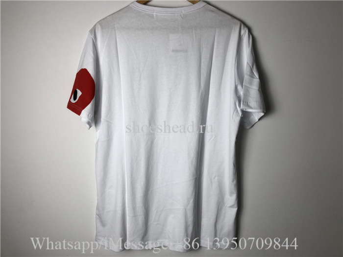 Comme Des Garcons Play Shirt White
