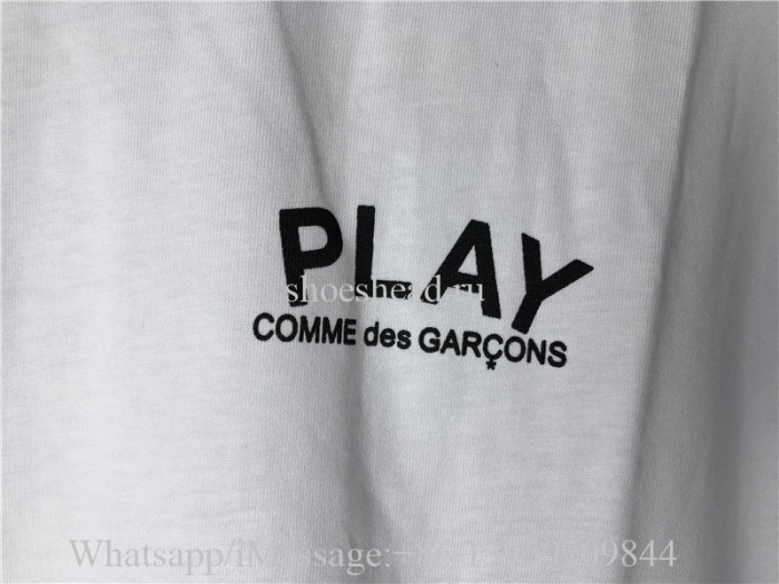 Comme Des Garcons Play Shirt White