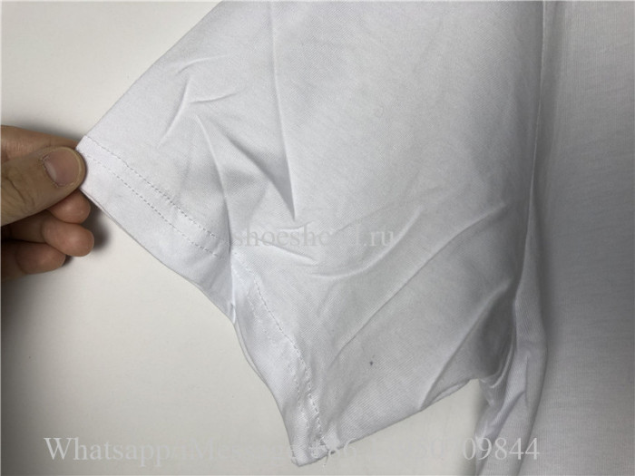 Comme Des Garcons Play White Shirt With Black Pattern