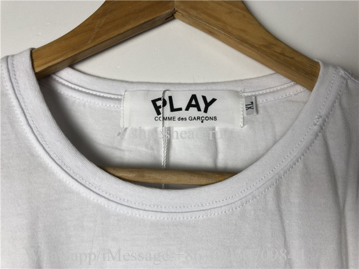 Comme Des Garcons Play Shirt With Camo Pattern