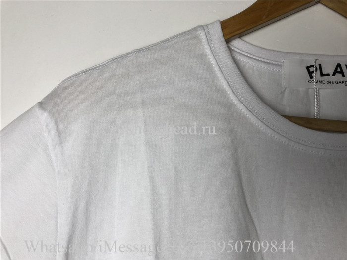 Comme Des Garcons Play Shirt With Camo Pattern