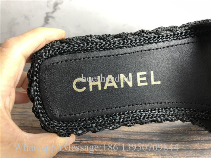 Chanel Cord Mules Cruise Slide