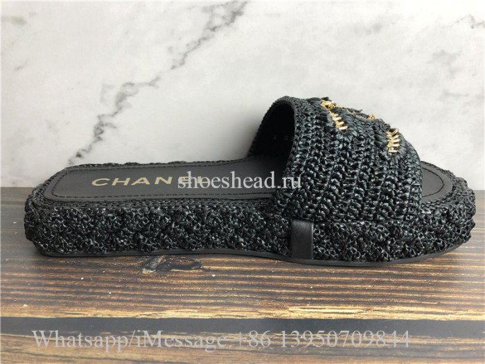 Chanel Cord Mules Cruise Slide