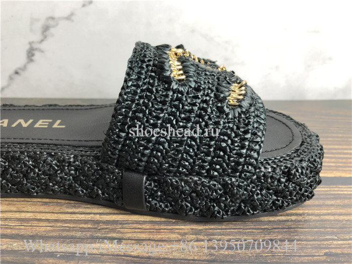 Chanel Cord Mules Cruise Slide