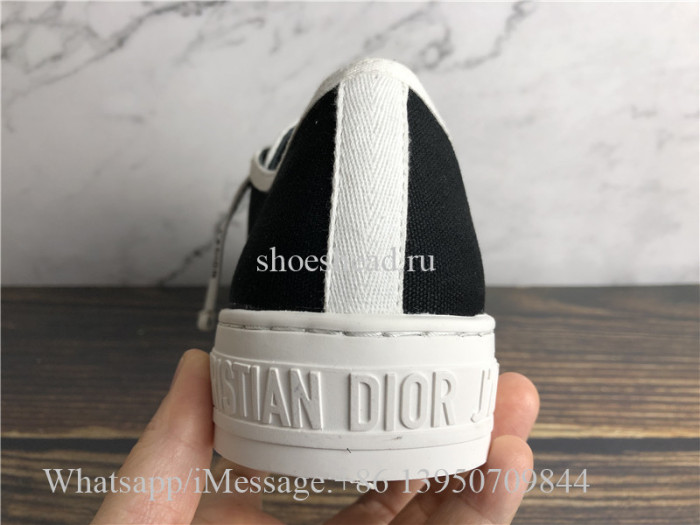 Christian Dior Black Cotton Canvas Sneaker