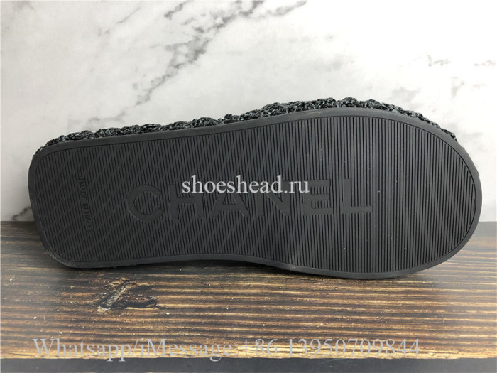 Chanel Cord Mules Cruise Slide