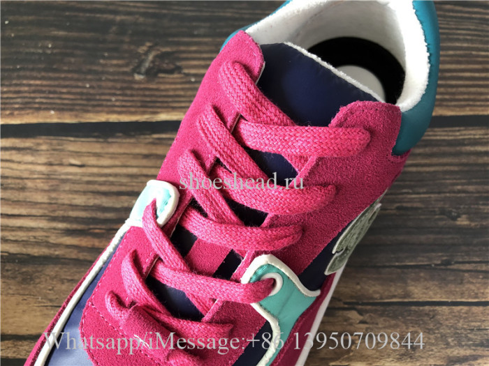 Chanel Low Top Trainer CC Suede Rose Red