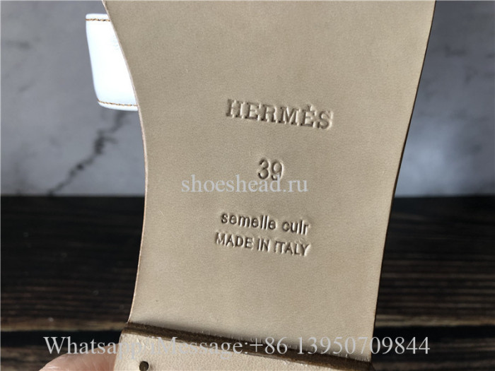 Hermes Slide White