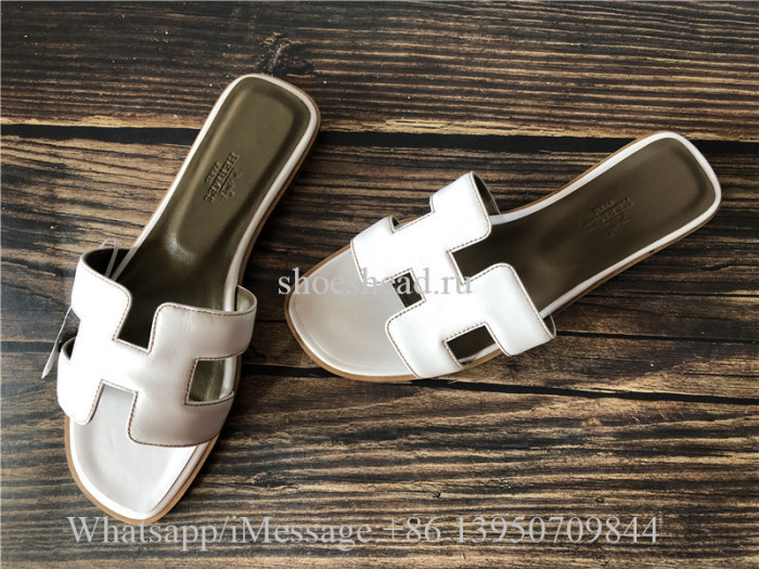 Hermes Slide White