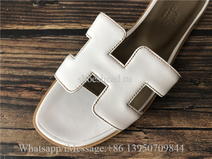 Hermes Slide White