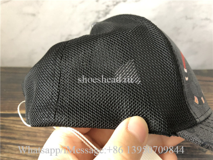 Gucci Supreme Snake Black Cap