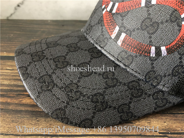 Gucci Supreme Snake Black Cap