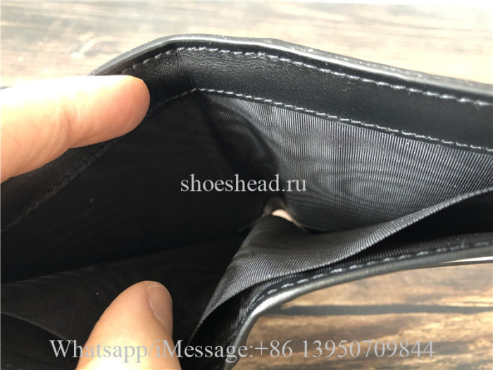 Original Quality Gucci Kingsnake Print GG Supreme Wallet In Black