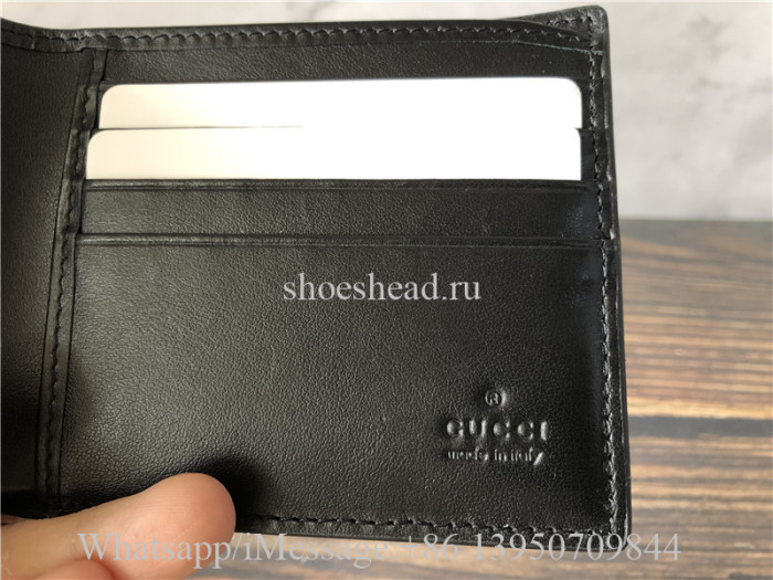 Original Quality Gucci Kingsnake Print GG Supreme Wallet In Black