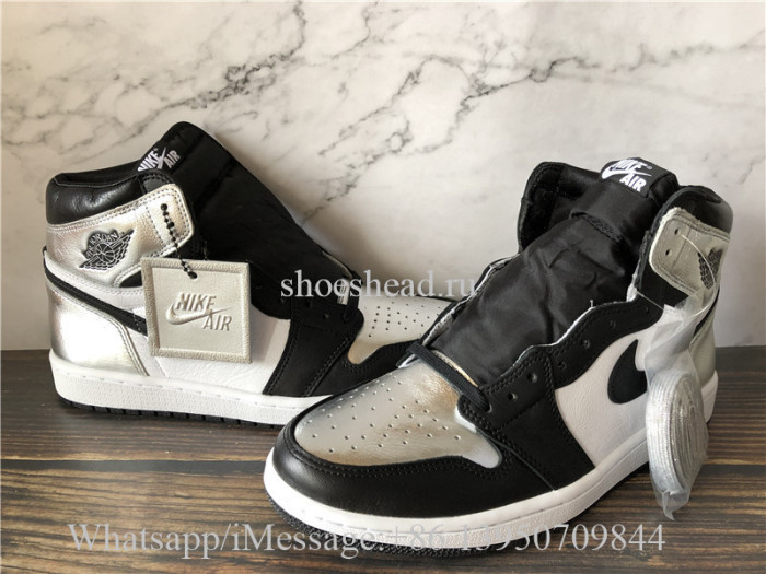 Super Quality Air Jordan 1 High OG WMNS Silver Toe