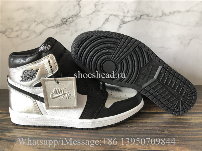 Super Quality Air Jordan 1 High OG WMNS Silver Toe