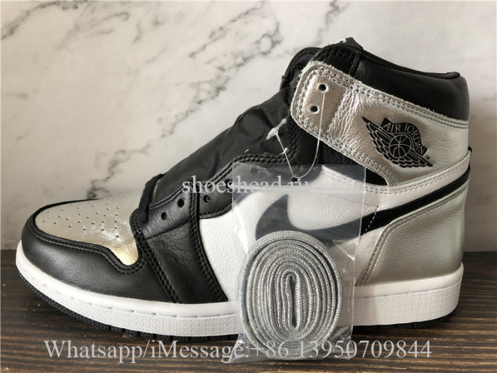 Super Quality Air Jordan 1 High OG WMNS Silver Toe