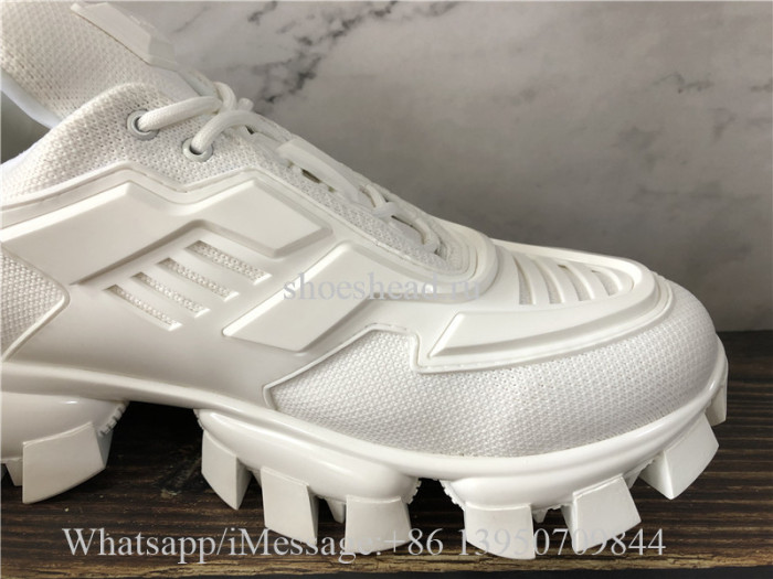 Prada Cloudbust Thunder Low Top Sneakers White