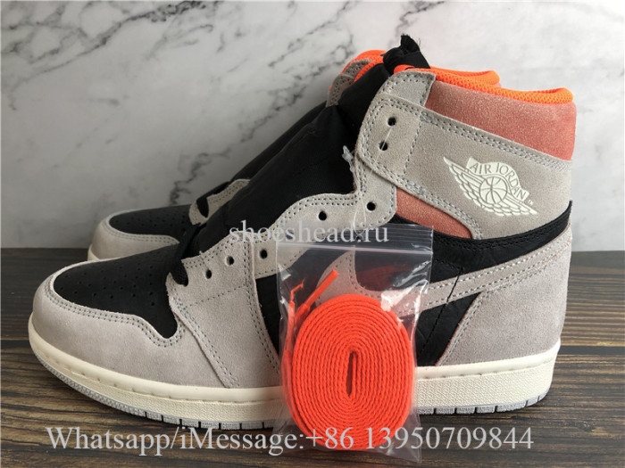 Air Jordan 1 Retro High Neutral Grey Hyper Crimson