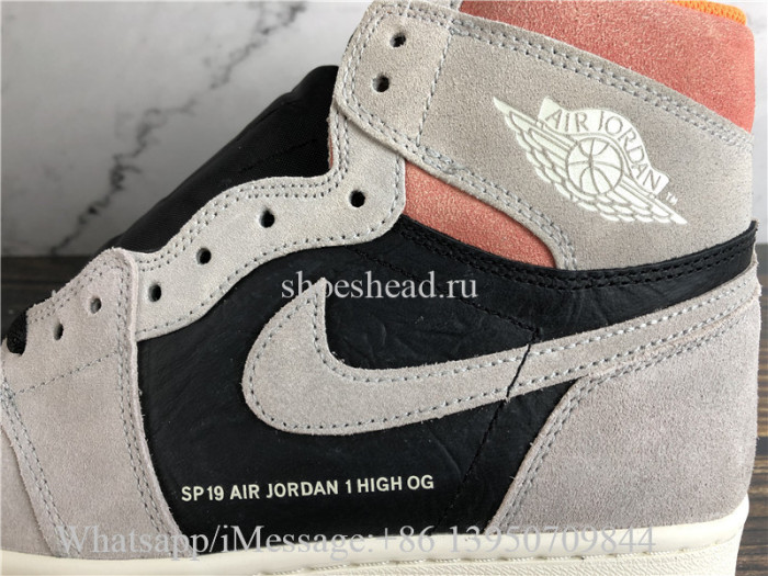 Air Jordan 1 Retro High Neutral Grey Hyper Crimson