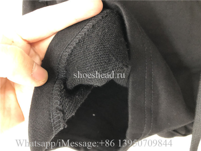 Fear Of God Essentials Sweat Shorts Black White