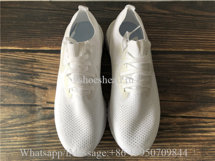 Nike Epic React Flyknit True White