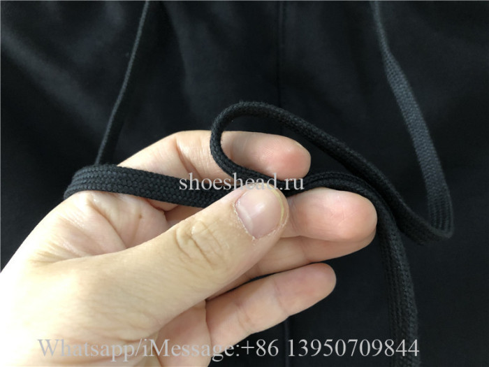 Fear Of God Essentials Sweat Shorts Black White