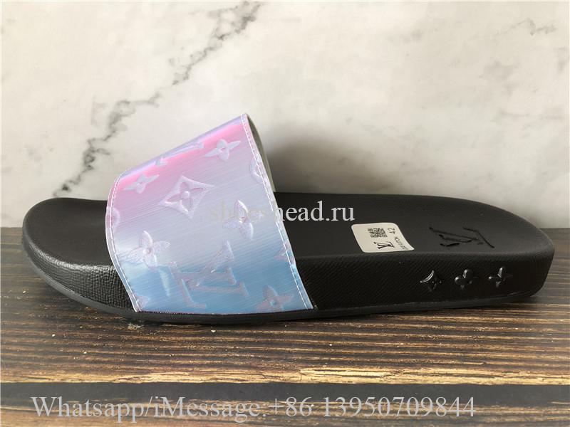 Louis Vuitton Waterfront Mule Prism Slides 3D Multicolor