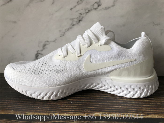 Nike Epic React Flyknit True White