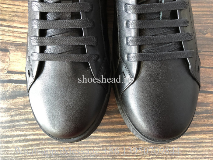 Fendi Embossed Leather Sneakers