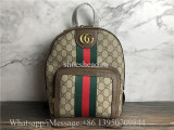 Gucci Ophidia Leather Techno Backpack