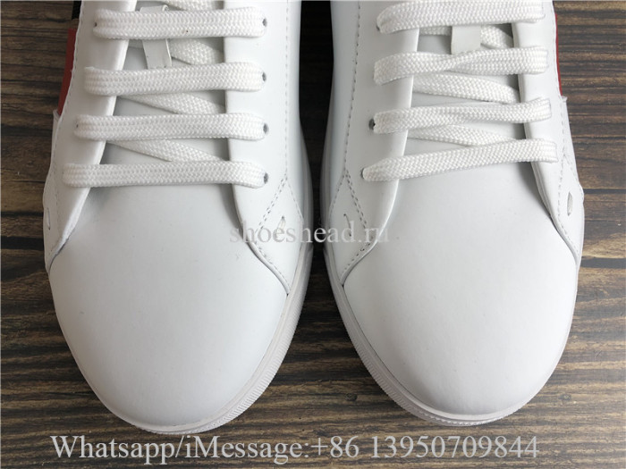 Fendi Low Top Sneakers In Leather And FF Fabric